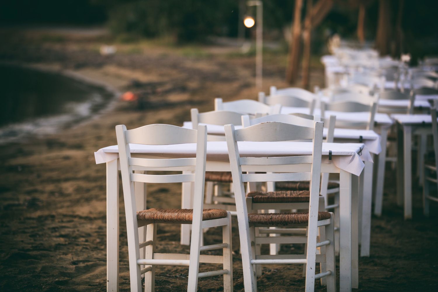 outdoor table and chair